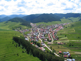 Laureát Ceny SR za krajinu 2012 - Obec Liptovská Teplička (na fotografii letecký záber na obec)