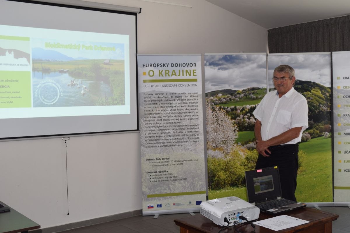 Prezentácia projektu Bioklimatický park zástupcom OZ Ekoenergia